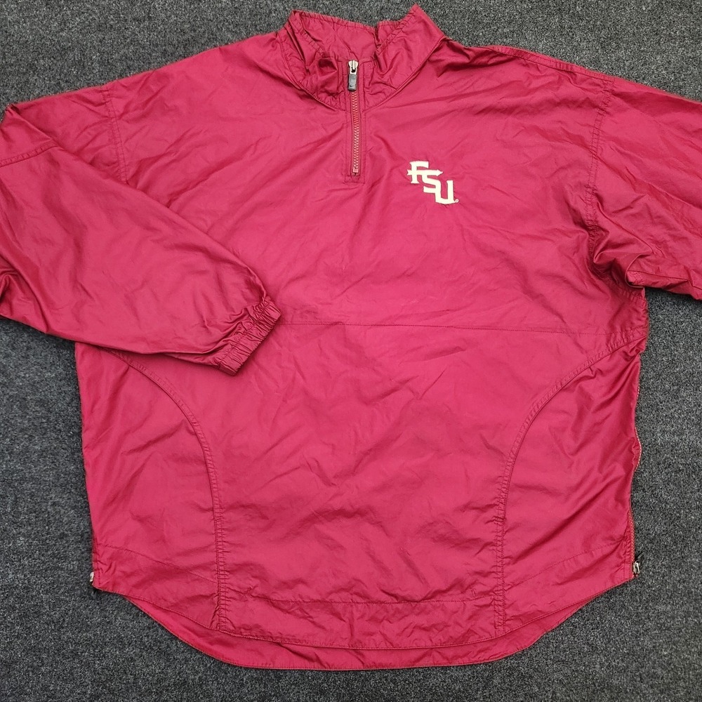 Vintage Florida State Seminoles Nike Red Windbreaker Size Large Collegiate